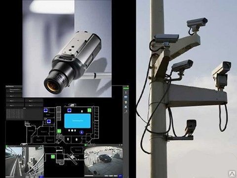 комплекты охранных систем видеонаблюдения для производства